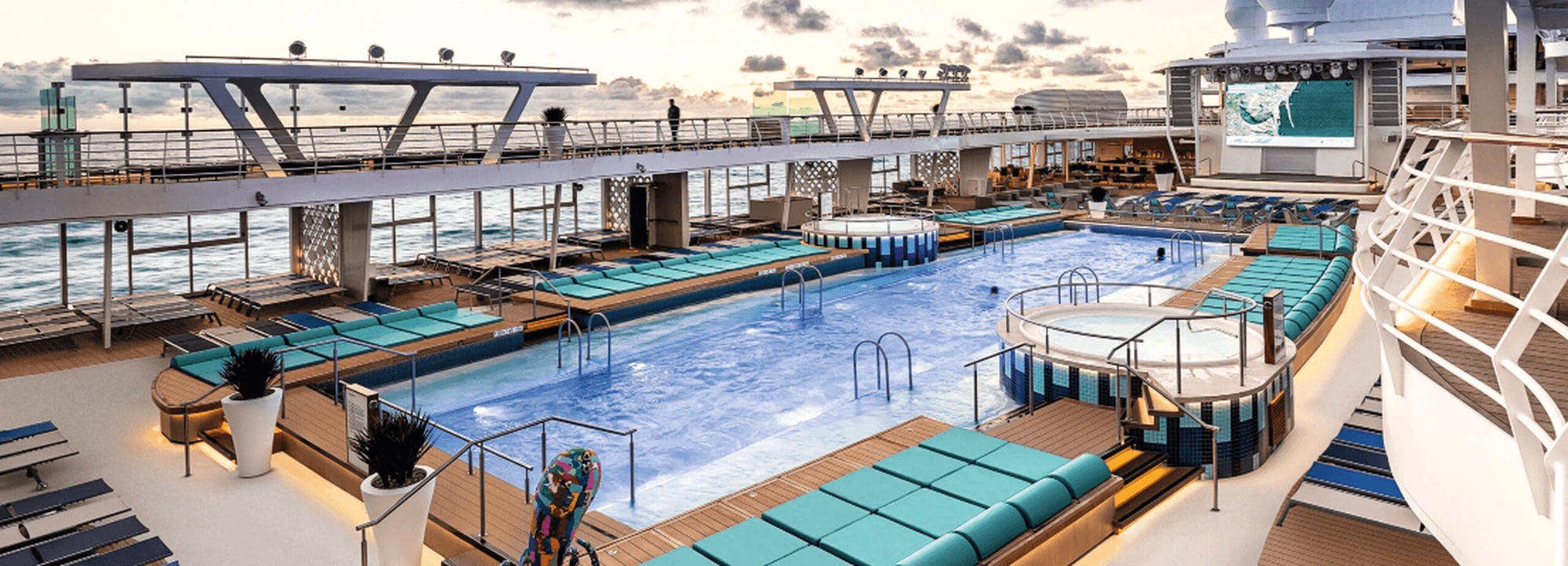 Das Schwimmdeck von mein Schiff