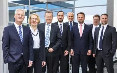 Ein Gruppenfoto der Oberbanscheidt & Cie